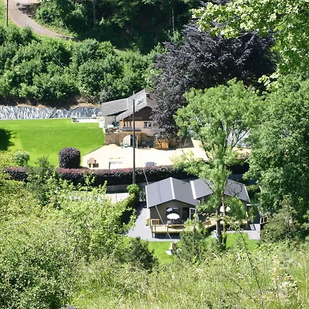 Near Ourthe River And The Of Durbuy