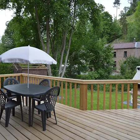 Near Ourthe River And The Of Durbuy