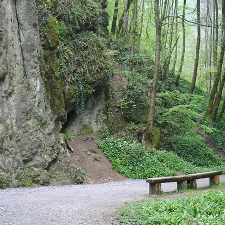 Near Ourthe River And The Of Durbuy Dağ evi Vieuxville